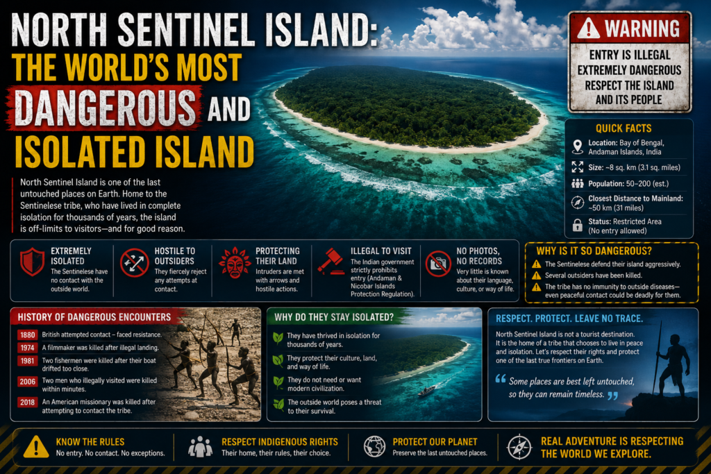 North Sentinel Island: The World’s Most Dangerous and Isolated Island